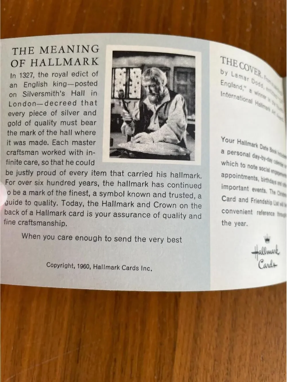 My Date Book Hallmark Vintage Hallmark Date Book 1961 Purse Calendar Unused